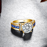 Certified D Color VVS1 2ct Moissanite Diamond Ring For Women 925 Sterling Silver Good Quality